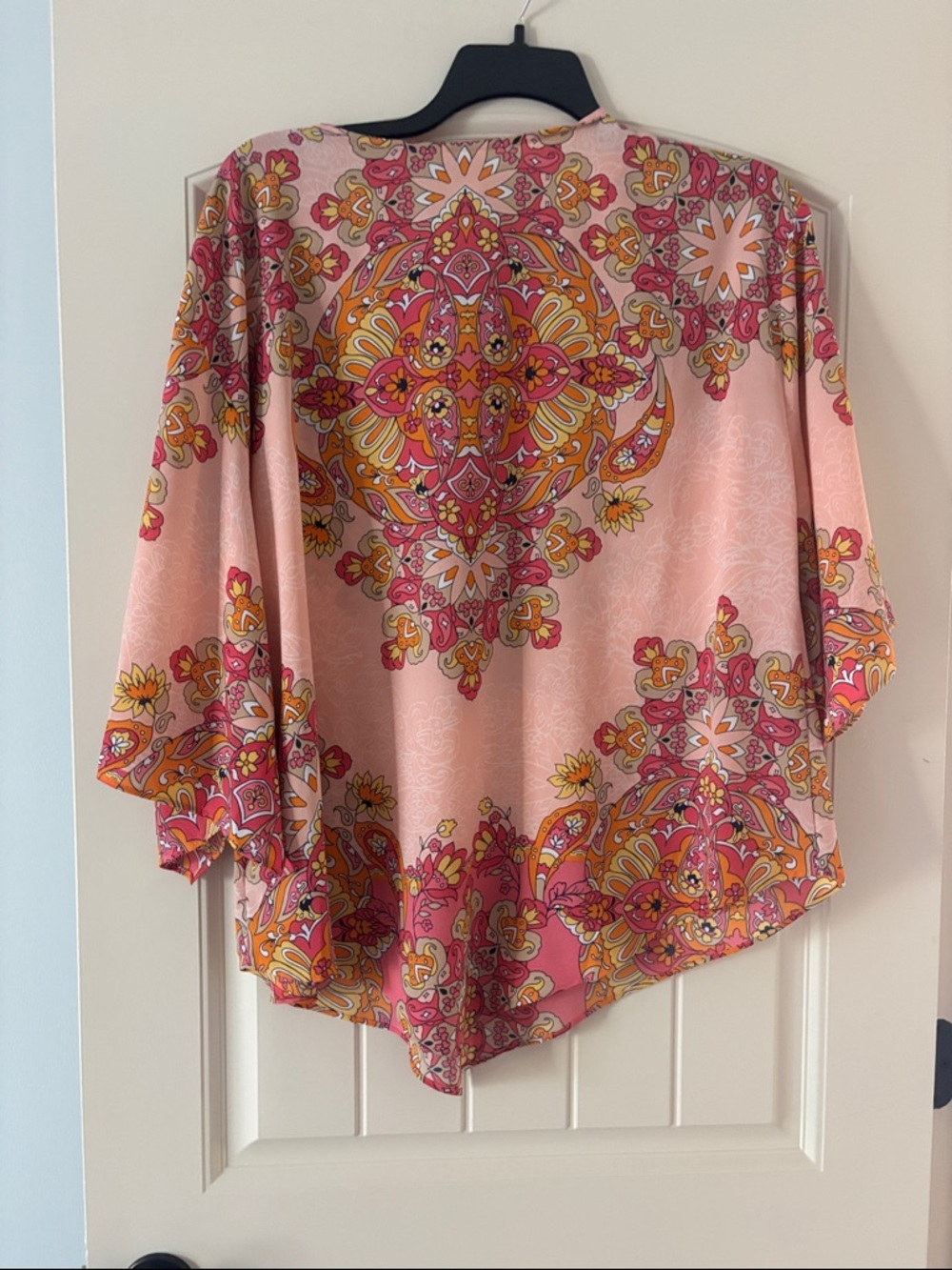 Ruby Rd. Pink Paisley-Print Boho Tunic - Picture 5 of 5